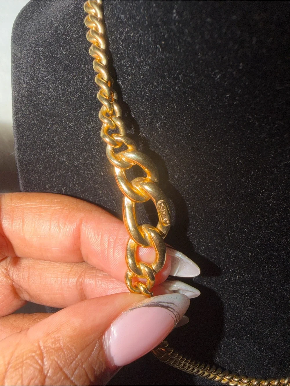 Dior Gold-Tone Chain Necklace-AMAZING CONDITION